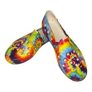 Vans Slip On TREK Mens  Skate Tie Dye  Water Shoes Loafers sz 13